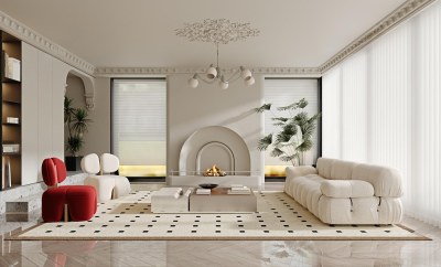 法式客餐厅3D模型下载